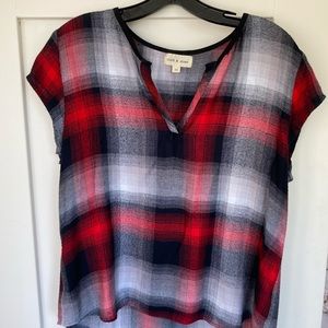Cloth and Stone flannel tee